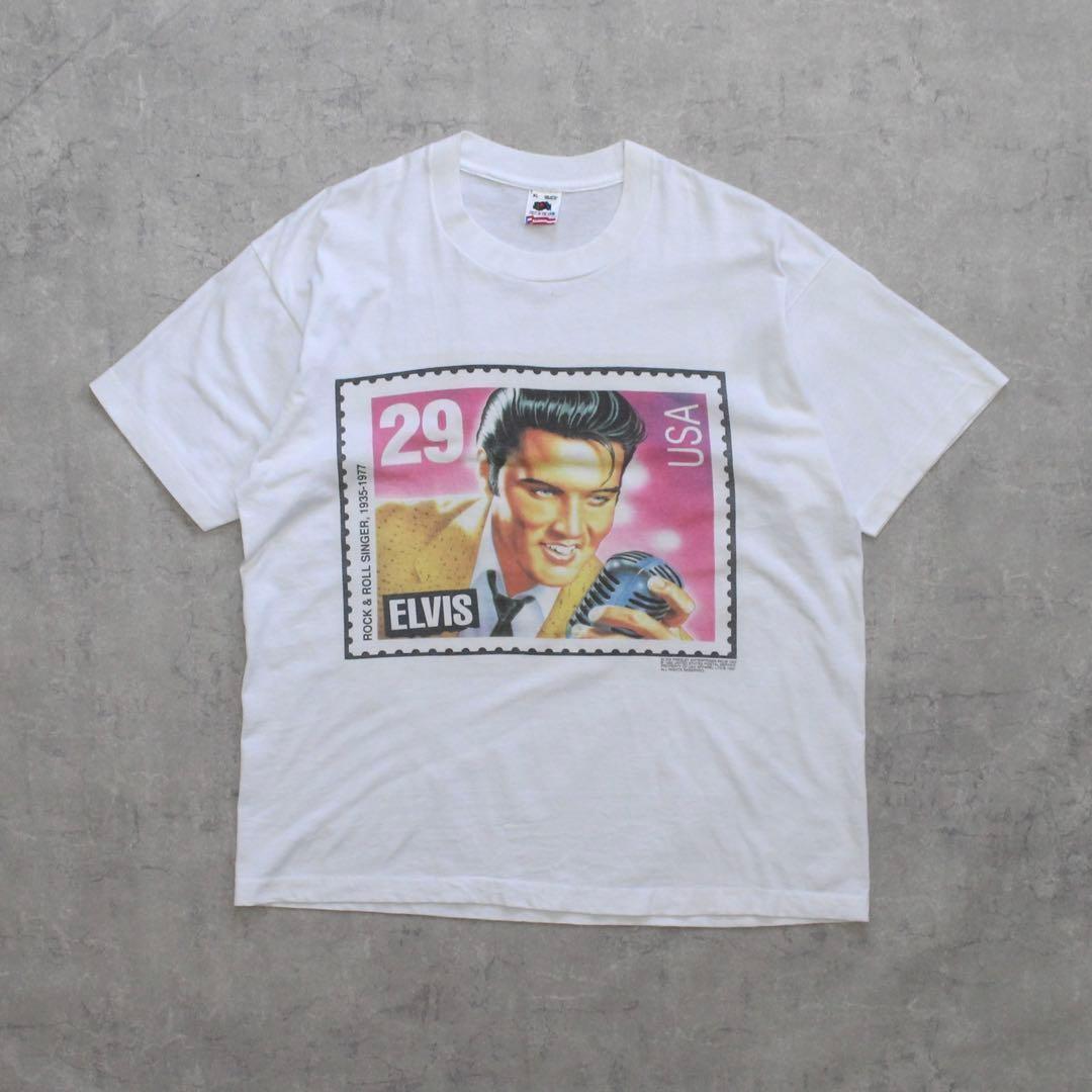 1992 Elvis Presley stamp graphic tee L