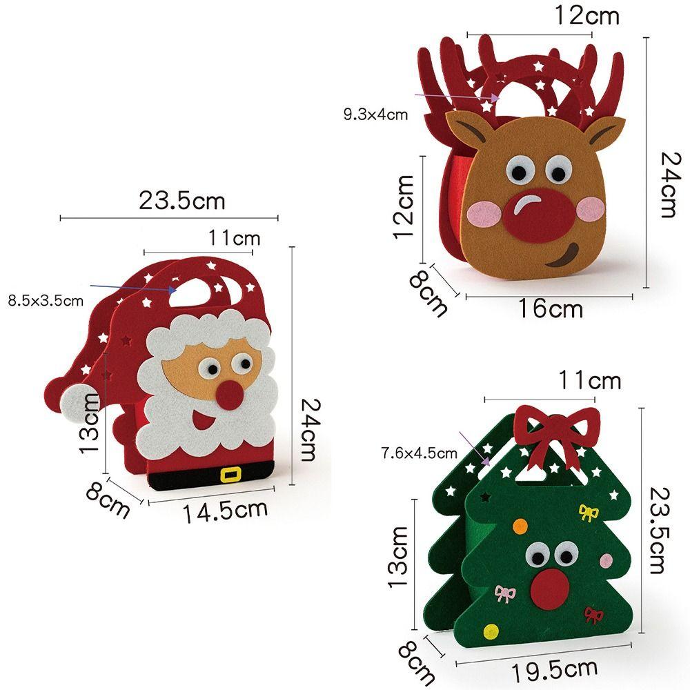 Cute Christmas Fruit Packaging Box Thicked Xmas Eve Packaging Bag Christmas Gift Bag Gift Wrap