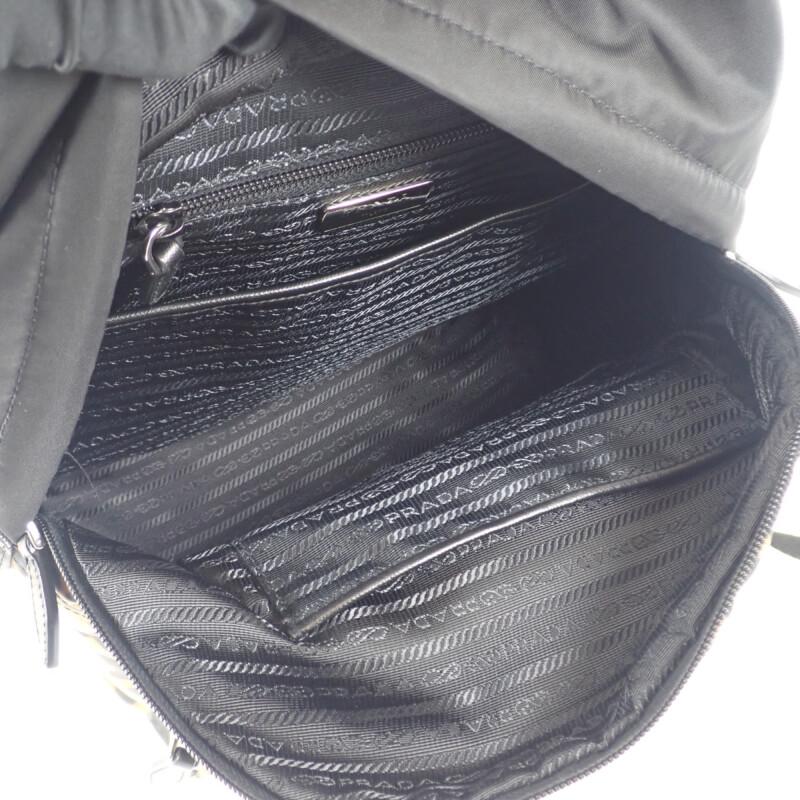PRADA  1BZ001 Backpack · Daypack Brown/black Nylon Women