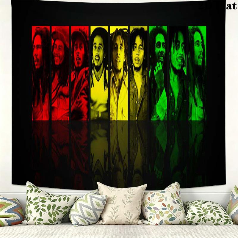 Bob Marley Wall Tapestry Aesthetic Wall Hanging Printed Fabric Blanket Decorative Tapestries for Bedroom Living Room Home Decor