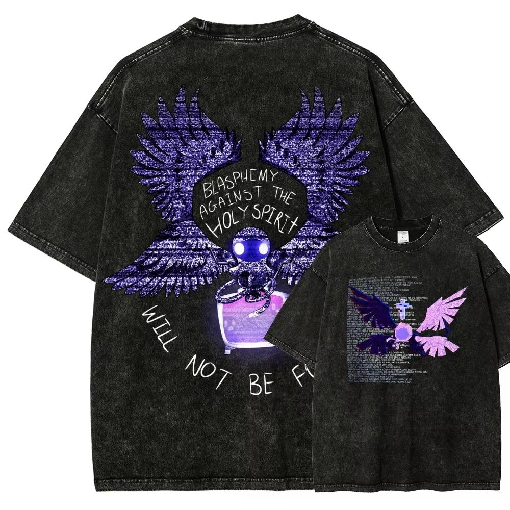 Letní Tričko s Grafickým Potiskem Hra The Binding of Isaac Dvojitý Potisk Pánské Dámské Hip Hop Neformální Streetwear Tričko s Potiskem Kulatý Výstřih Neformální Tričko