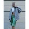 Autumn Women Casual Hooded Jacket Loose Oversize Zipper Hoodie Sweatshirts Solid Coat Office Lady Chic Outwear Tops
