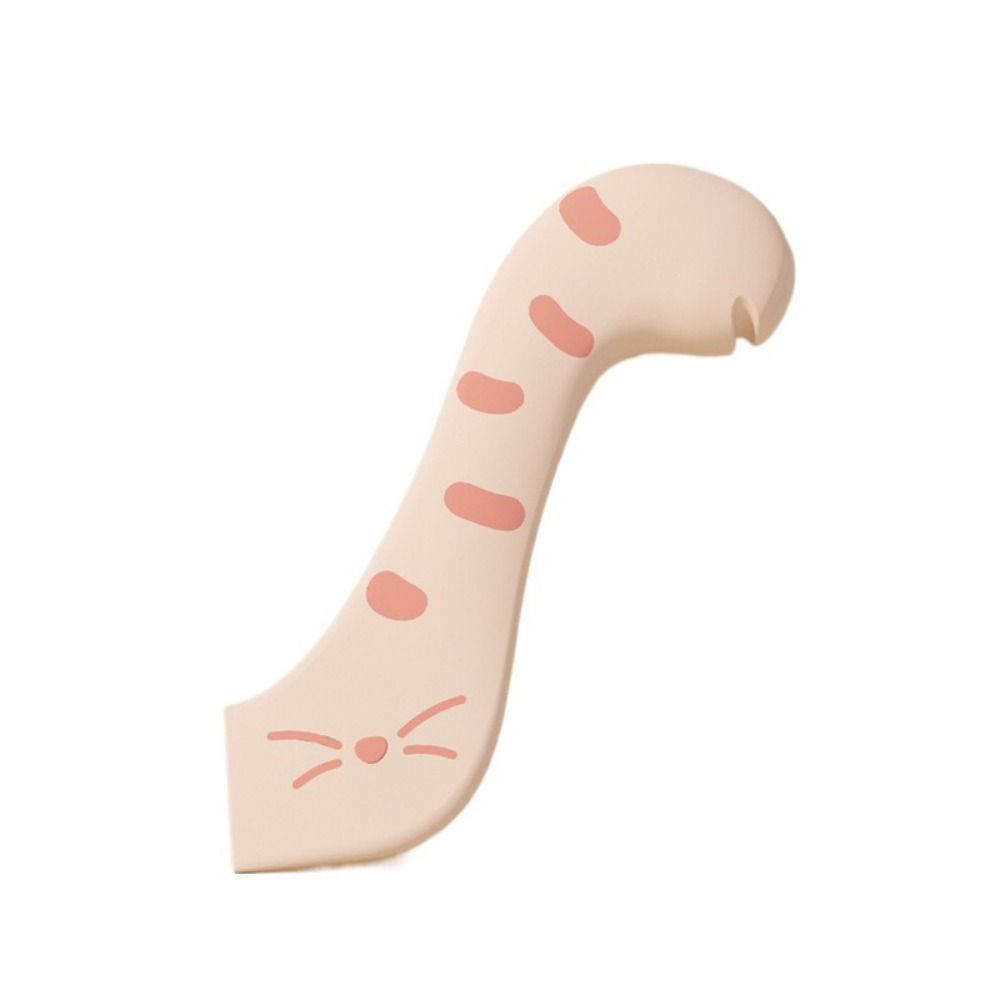 

Reusable Pet Can Supplies Set Prevent Dirty Hands Feeding Cat Spoon Cat Can Opener Wet Food Pink-Spoon