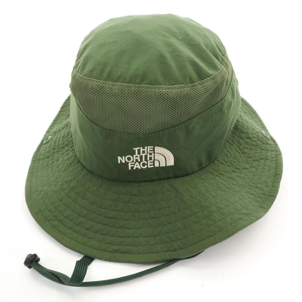 THE NORTH FACE Nylon hat S khaki Outdoor NN80005 Mesh Lining Women Used