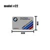 Zinc Alloy Styling Car Body Trunk Emblem Sticker Accessories For BMW E46 E90 E60 F30 F10 E39 E36 E87 F20 E90 E70 M3 M5 M6 G20 Z3 AQ3