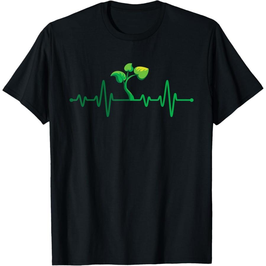 

Plant Heartbeat - Botany Botanist Gardening Plant Lover T-Shirt XXXXXL чёрный