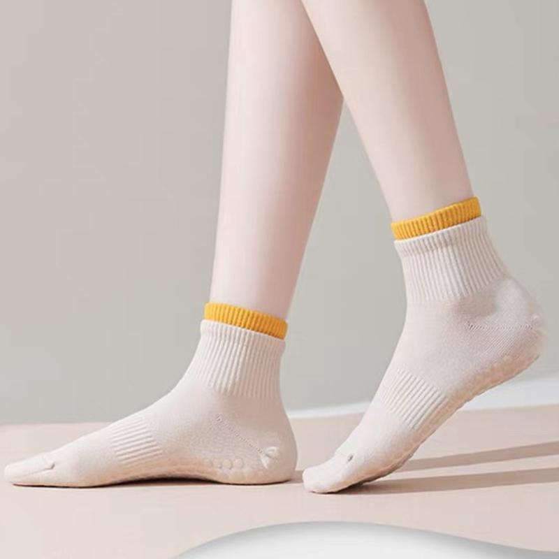 Double Cuff Women's Mid-tube Socks Short Socks Cotton Socks Breathable Sports Socks