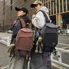 Niche Design Plaid Backpack Fashion Schoolbag Male College Student Outdoor Travel Backpack Female High School Student Computer Bag