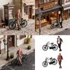 Gentleman Bike Figures Set 1:64 Scale Hand Painted Miniature Figures People for Dioramas Props,Photography Collectors