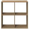 Room Divider Bookshelf Artisan Oak 69.5 x 29 x 69.5 cm