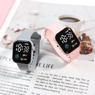 Popüler YI Düğme Stil Moda Trendi İlkokul ve Ortaokul Öğrencileri için - Spor ve Günlük İfade Saati