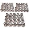 Lezalic Stainless Steel Nut Mirror ISO 46mm for Large Dump Decorative Custom Universal Fit of 60 Caps, Finish, 33mm, Tall, Round, 10-Lug Trucks,