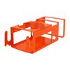 Orange Mug Drink Holder Wall Mounted Mug Cup Holder Multifunctional Metal Storage Bracket for Garage Workshop