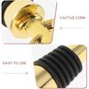 Wine Plug 2pcs Cactus Wine Stopper Bottle Stopper Wedding Beverage Stopper Birthday Bottle Stopper Wine Stopper Souvenirs Wine Bottle Stopper