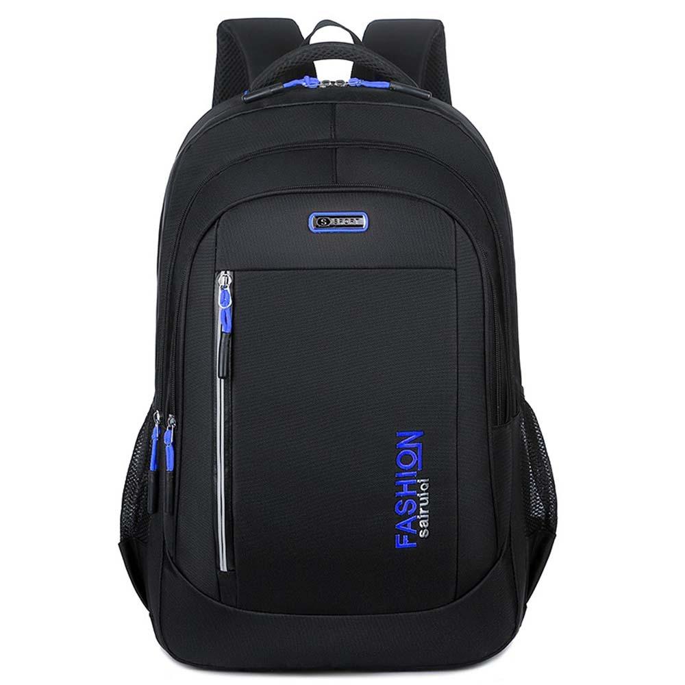 

Oxford Cloth Students Daypack Anti-splash Water Laptop Backpack Large Capacity School Bag Camping синий