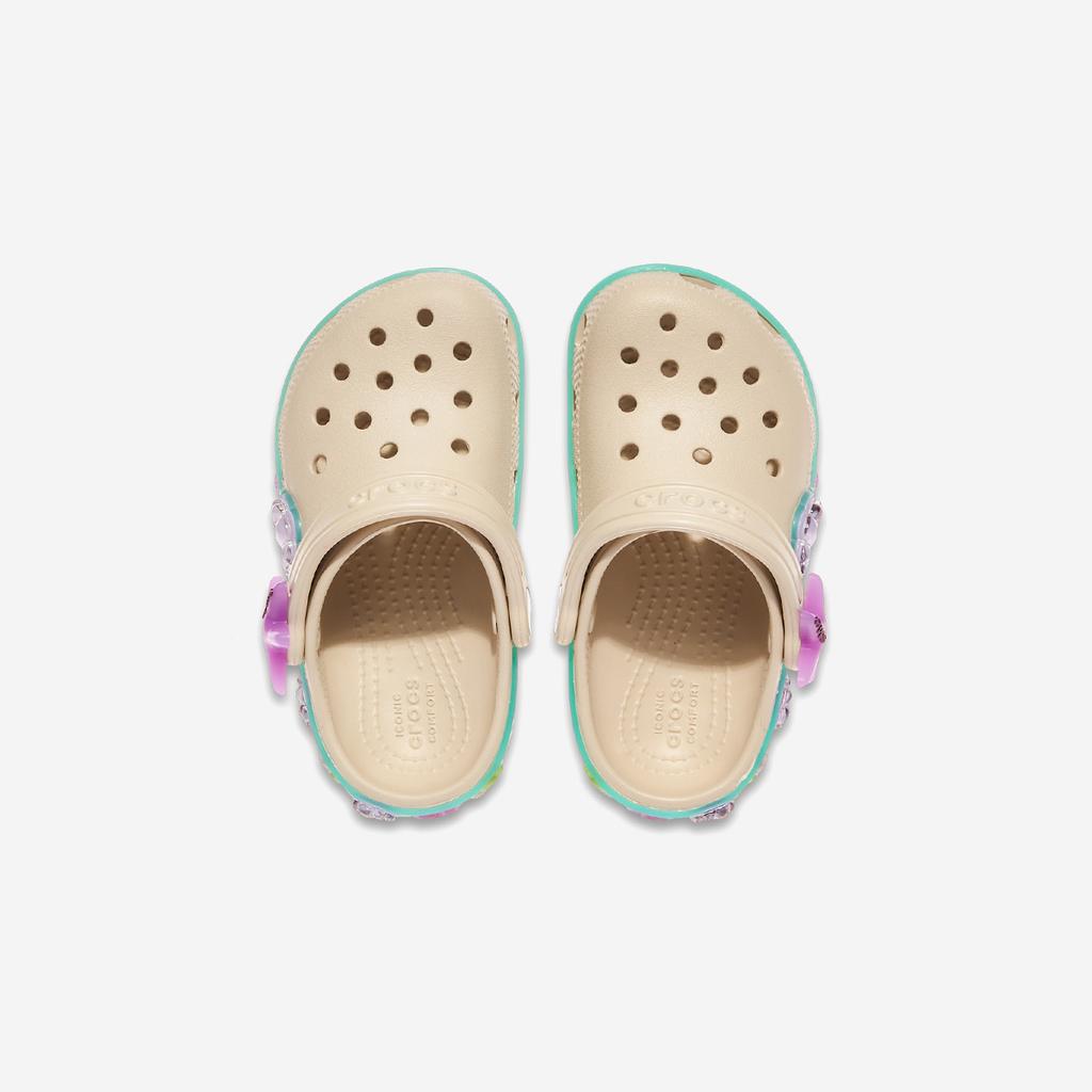 [Crocs] Classic Sea Sparkle Shaker Clog Toddler [CRS213274-FRAPPE]