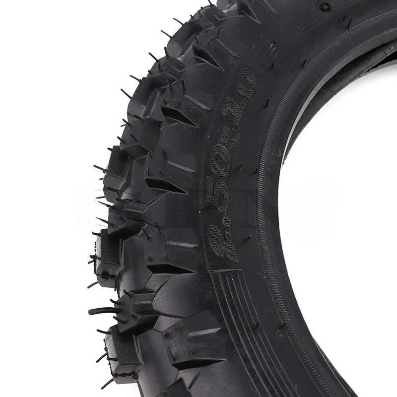 10inch Motorcycle Tire 2.50-10 Front Rear Wheel Tire Outer Tyre with Inner Tube for Motocross Dirt Pit Bike