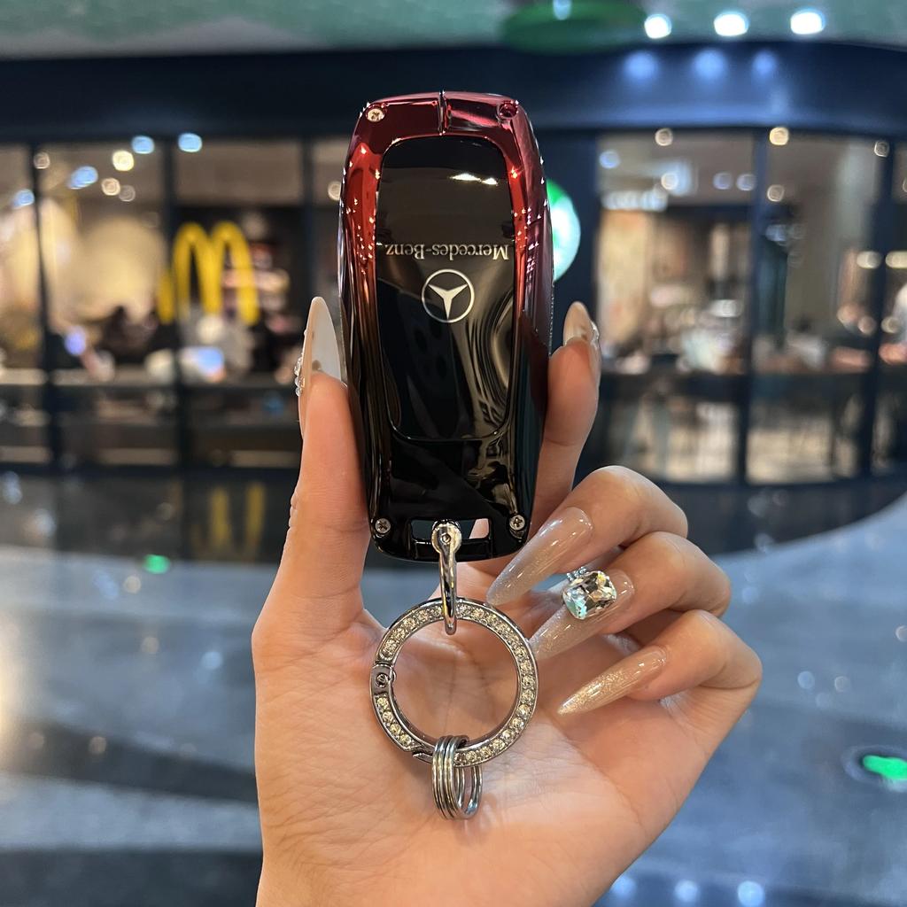 REE4   3BTN Fashion Soft Car Key Case For Mercedes Benz A C E S G Class GLC CLE CLA GLB GLS W177 W205 W213 W222