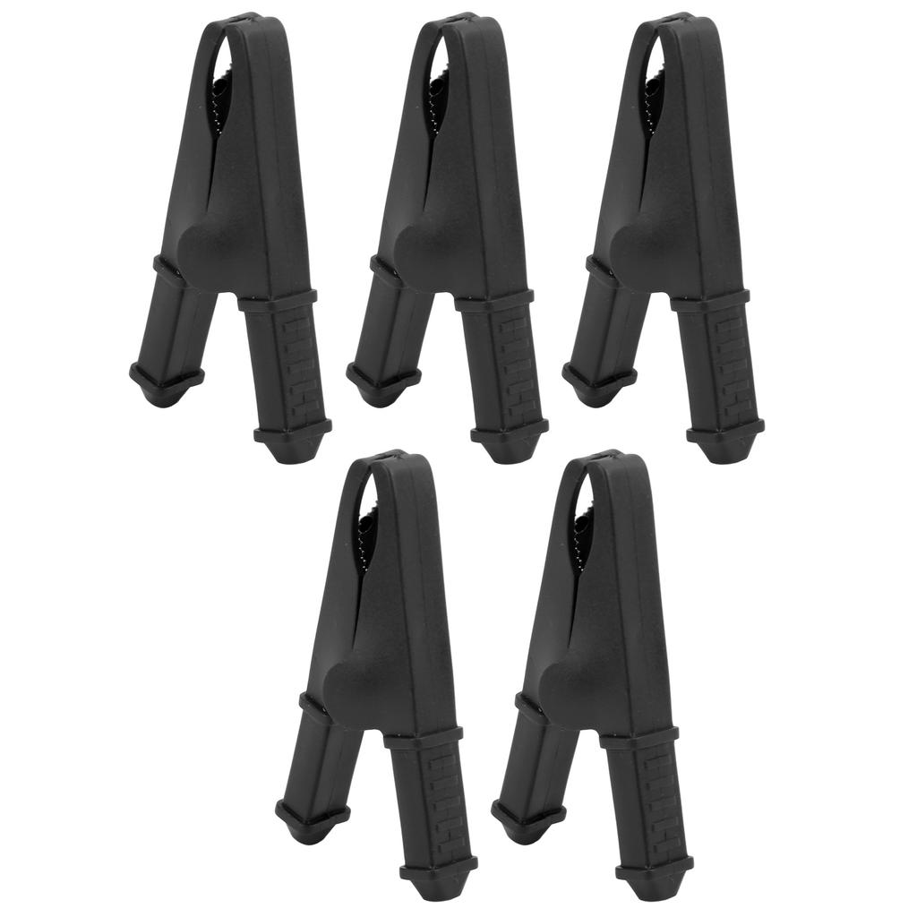5Pcs Power Test Clip Good Electrical Conductivity Corrosion Resistance Electrical Test Clamp Clips for Electronic