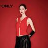 ONLY Women's 2025 Spring Retro V-Neck Sleeveless Knit Cardigan Vest