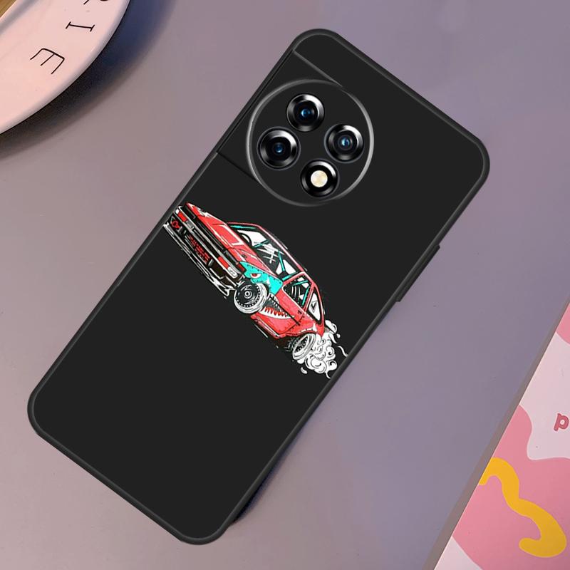 Sports Car JDM Tokyo Drift Case For OnePlus Nord 3 2T N10 N20 CE 2 Lite OnePlus 9 10 Pro 9RT 10R 10T 12R 11 12 Cover
