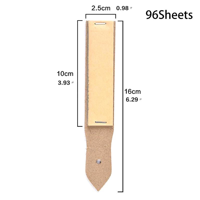Eyebrow Pencil Tip Polishing Sandpaper Board Grinding Rub Brush Sharpening Tool for Fine Point Makeup Cosmetic Tool