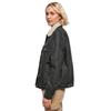 Veste en jean à col sherpa oversize femme Urban Classics GT - noir - 2XL