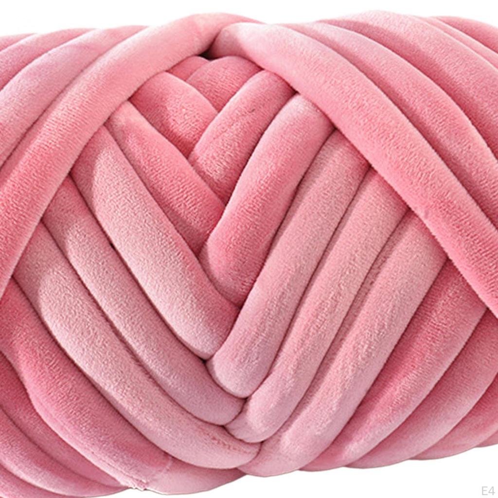 Chunky Yarn Arm Knit Length 43.74Yard Tube Giant Bulky Jumbo Tubular for Rug