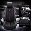 Cuscino Universale in Pelle per Sedile Auto per Quattro Stagioni, Adatto per Piccole Auto, SUV, Veicoli Fuoristrada e Coupé, Compatibile con Cinque Posti