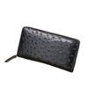 New Ostrich Pattern Men's Handbag Long Fashion Suit Clip Wallet Multi Functional Storage Bag Trendy