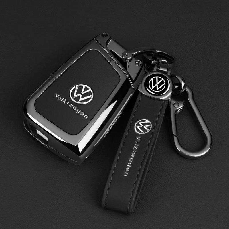 Key Case for Volkswagen: Fits Teramont, Bora, Golf, Sagitar L, Tayron, Magotan, T-Roc, and T-Cross Models