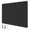 90% Sun Shade Cloth Privacy Screen 8 X 12 Ft for Patio Garden (Black)