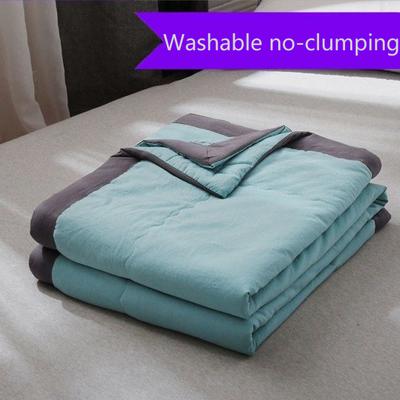 Spring Summer Solid Quilt Machine Washable Cotton Quilts Soft Skin Friendly Blanket for Child Adult Bed