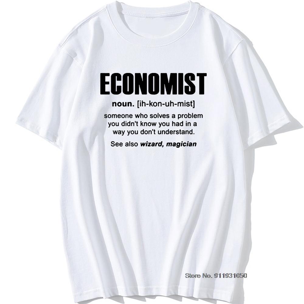 Cool Economist Definition Noun Funny T Shirt Unisex Short Sleeves Hip Hop Vintaged Oneck Cotton T Shirts