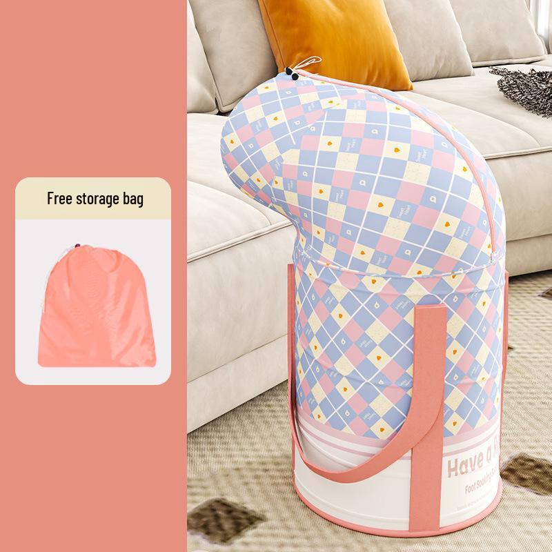 Portable Foldable Over-Knee Foot Bath Bucket with Insulation
