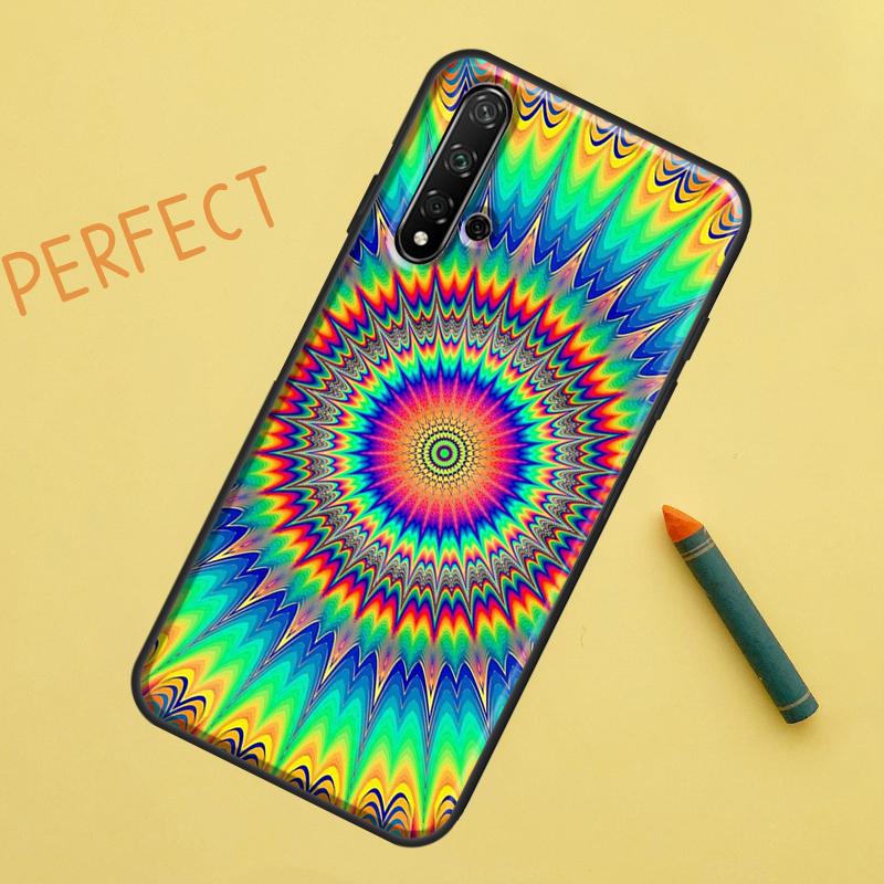 Vintage Ornament For Huawei Nova 8i 12i 11i 12s Y73 Y72 Y61 Y91 Y90 Y70 Y60 9 10 SE P30 P40 Lite P60 Pro Case
