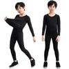 Children's Quick-Dry Bodysuit: Boys' Autumn/Winter Basketball & Football Base Layer Fitness Set
