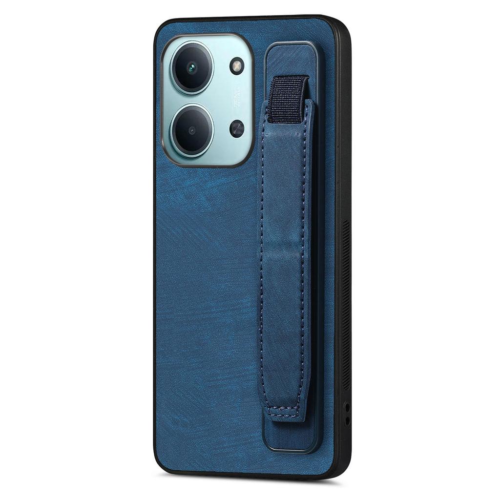 Wristband Kickstand Case For Xiaomi Poco C85 4G (171mm)/Redmi 15C 4G (Global) (171mm) Leather + TPU Phone Cover