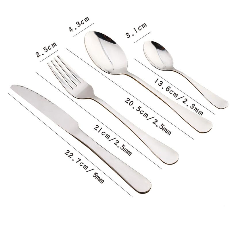 HANYANG 1010 Stainless Steel Cutlery Set Creative Colourful Western Steak Knife, Fork and Spoon Hotel Gift Colorful Box Set