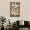 Canvas Poster - Retro Art, Types Of Sharks Canvas Painting - For Bedroom, Living Room, Corridor - Fall Decor - Wall Art & Decor