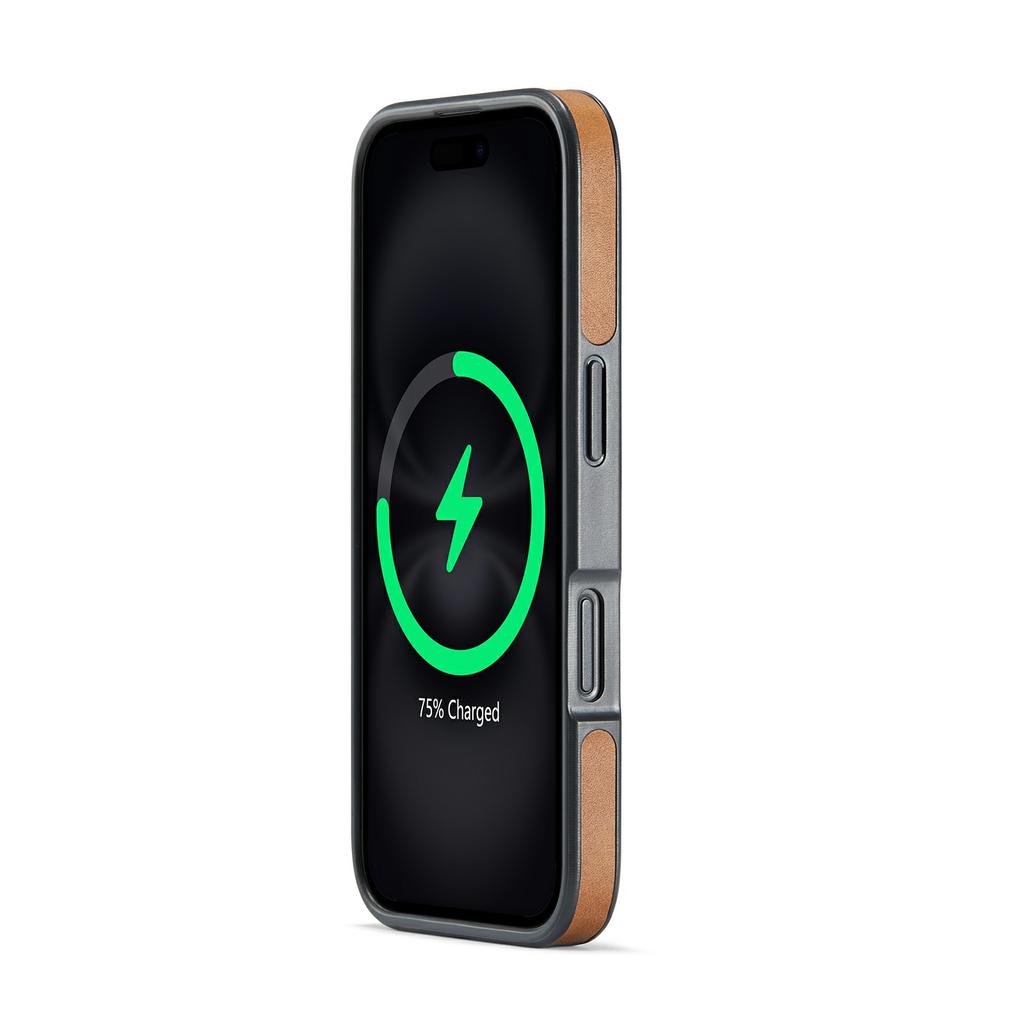 MAGKING K1 Series For iPhone 17 Magnetic Case PC+TPU+PU Leather Phone Cover