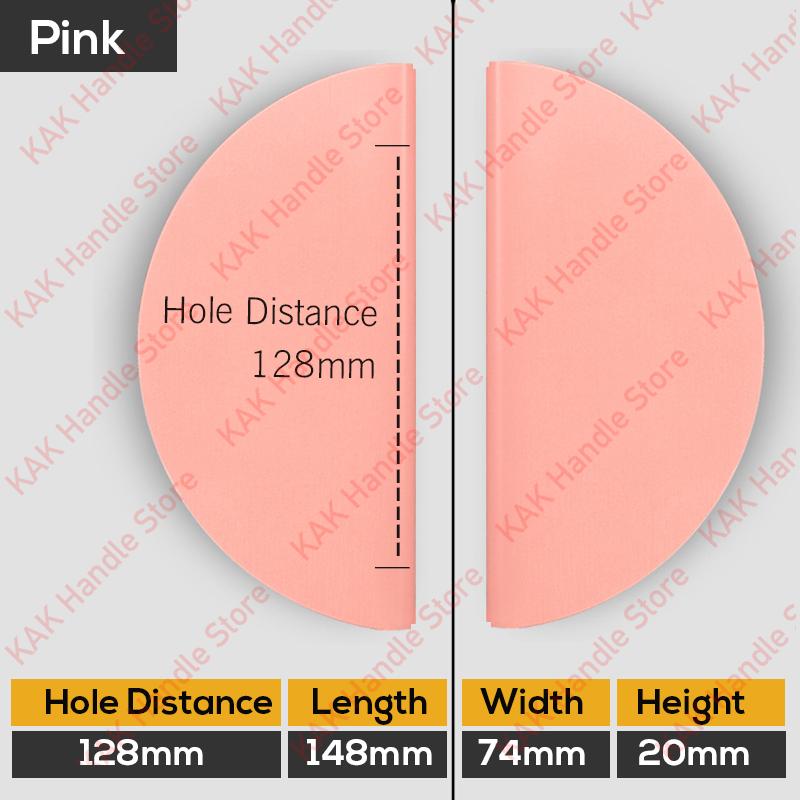 KAK 2 Pack Bear Head Furniture Handle for Kids Rooms Colorful Cabinet Handle and Drawer Knobs Decorative Door Hardware Fittings