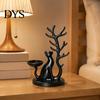 Bedroom Dresser Decor Cute Cat Tree Branch Jewelry Organizer, 3D Printed Earring Bracelet Hair Decorative Trinket Tray Tie Storage Holder, Display