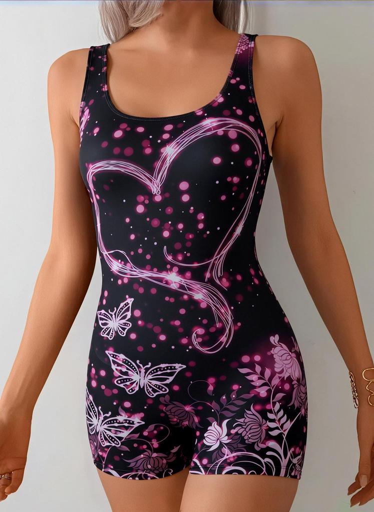 2026 Damen Einteiler Boyleg Sportlicher Strand Badeanzug - Europäischer & Amerikanischer Stil