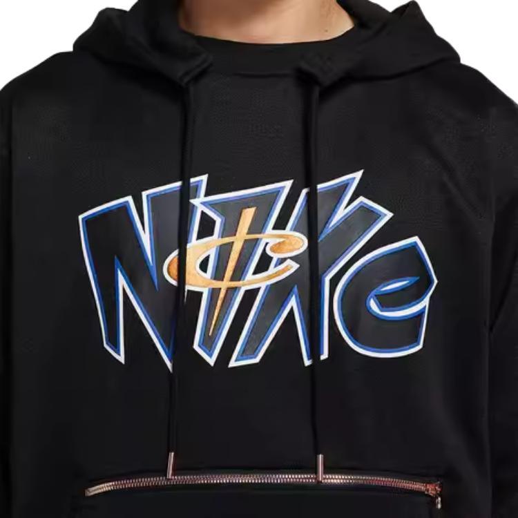 Nike Sweatshirts Men's Black Hooded Moderate Regular (Unisex) Sweatshirts DA5990 010