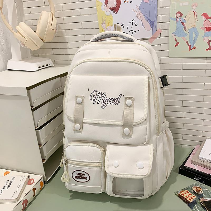 School bag high value high school student Korean ins sweet sister two-piece back