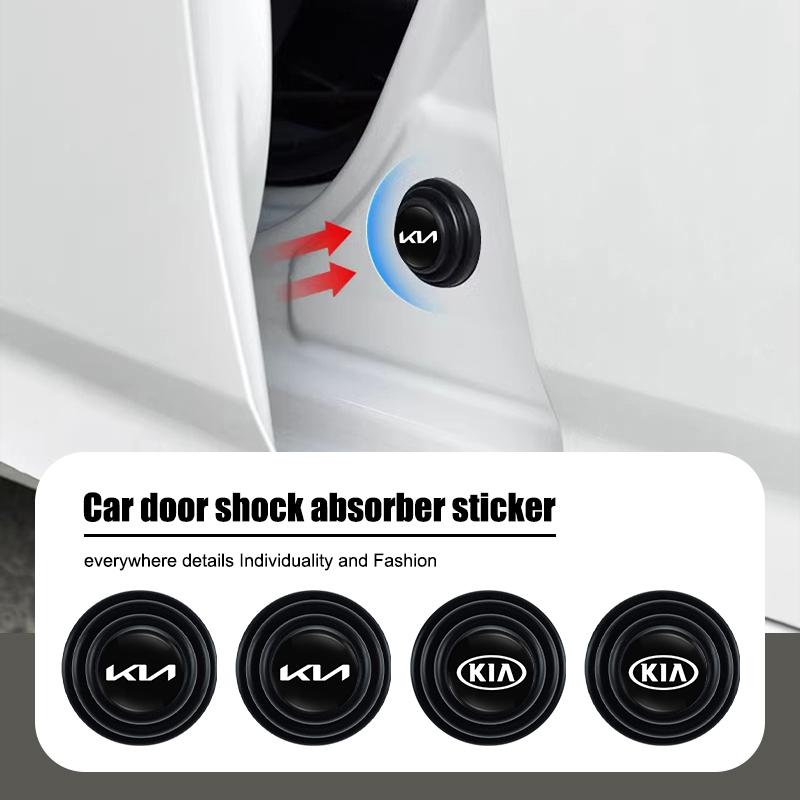 STXW3 Car Door Shock Absorber Protection Sticker Accessories For KIA K9 Sportage Niro K5 Carnival EV6 EV9 EV3 K8 Stinger Forte Ceed K4