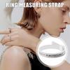 UK/US/EU/HK/JP Ring Sizer Finger Circumference Size Measurement Belt Measuring Reusable Finger Size Gauge Jewelry Sizing Tool