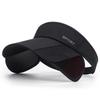 Women's hats with a pull-out brim, summer sun visor, a retractable brim for face protection, a Korean-style large-brim cycling s