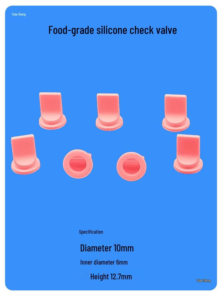 Silicone Duckbill One-Way Check Valve and Backflow Preventer